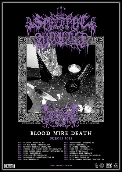 SPECTRAL WOUND & LAMP OF MURMUUR - Blood Mire Death Europe 2025 - Berlín