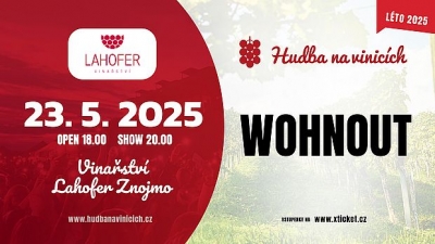 Hudba na vinicích 2025 - Dobšice - Wohnout