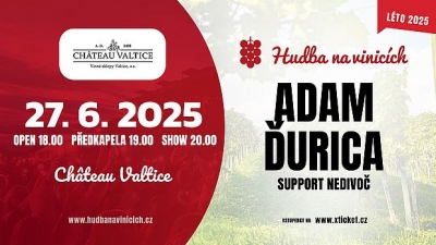 Hudba na vinicích 2025 - Valtice - Adam Ďurica