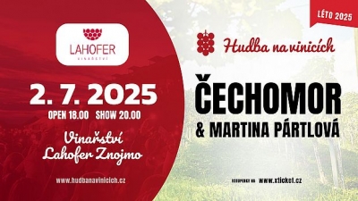 Hudba na vinicích 2025 - Dobšice - Čechomor