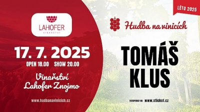 Hudba na vinicích 2025 - Dobšice - Tomáš Klus