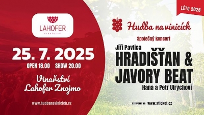 Hudba na vinicích 2025 - Dobšice - Hradišťan a Javory Beat