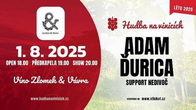 Hudba na vinicích 2025 - Boršice u Blatnice - Adam Ďurica