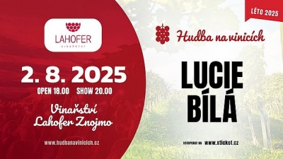 Hudba na vinicích 2025 - Dobšice - Lucie Bílá