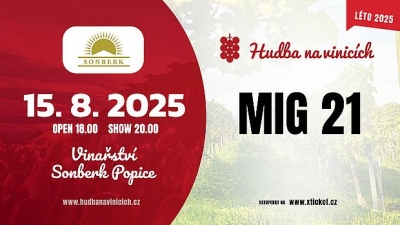 Hudba na vinicích 2025 - Popice - Mig 21