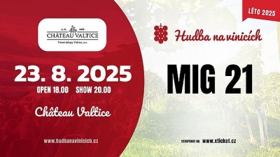 Hudba na vinicích 2025 - Valtice - Mig 21