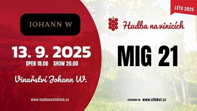 Hudba na vinicích 2025 - Třebívlice - Mig 21