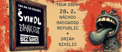 Bez Šance, Blank Out a Švindl - Náchod 2025