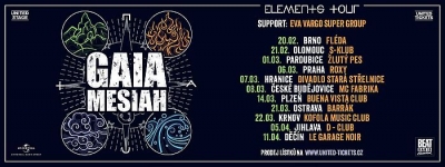 Gaia Mesiah - Elements Tour 2025 - Plzeň