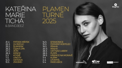 Kateřina Marie Tichá & Bandjeez - Plamen Turné 2025 - Frýdek-Místek