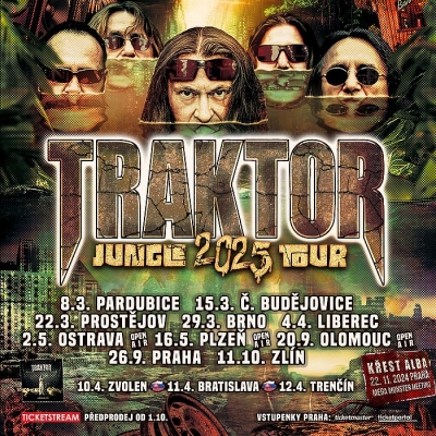 Traktor - Jungle tour 2025 - Praha