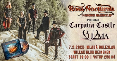 Rosa Nocturna & Carpatia Castle & Surma - Časokruhy tour 2025 - Mladá Boleslav