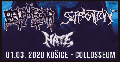 Belphegor / Suffocation / Hate / Carnosus / Shadowmass - Košice