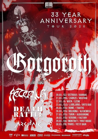 Gorgoroth - 33 Year Anniversary Tour 2025 - Ostrava