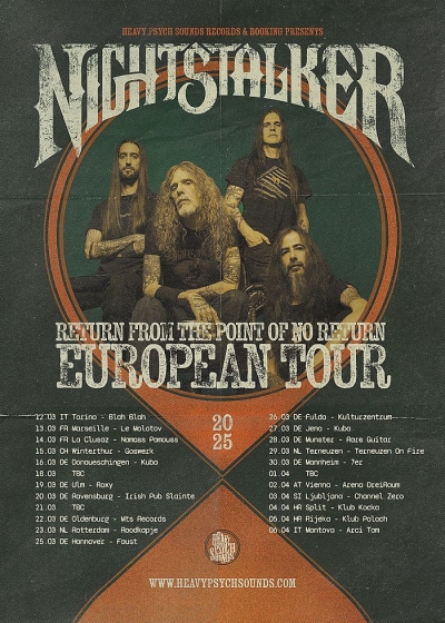 Nightstalker - Return From The Point Of No Return Tour 2025 - Vídeň