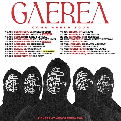 Gaerea - Coma European Headliner Tour 2025 - Mnichov