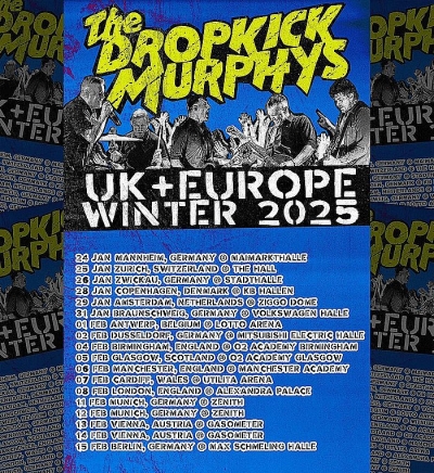 DROPKICK MURPHYS - Winter 2025 - Mnichov