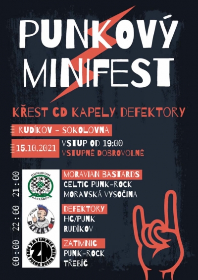 Punkový Minifest - Sokolovna Rudíkov