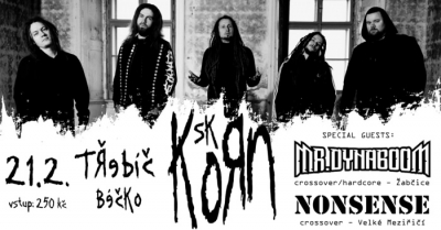 KoRn SK & Mr.Dynaboom & Nonsense - Třebíč 2025