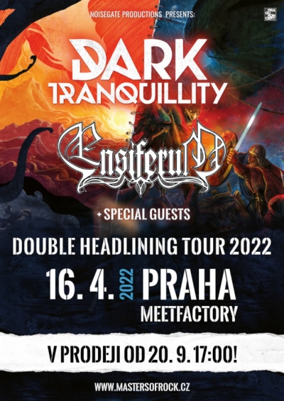 Double headlining tour 2022 (Dark Tranquillity + Ensiferum) - Praha