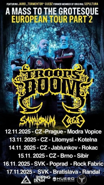 The Troops Of Doom (BRA) - European Tour 2025 part 2 - Litomyšl