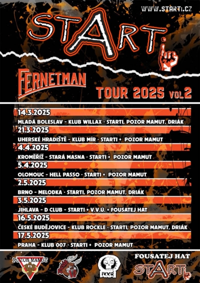 STARTi - Fernetman tour 2025 vol.2 - Kroměříž