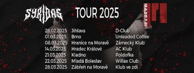 Syridas & Madrain Tour 2025 - Brno