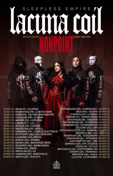 Lacuna Coil - Sleepless Empire Tour 2025 - Mnichov