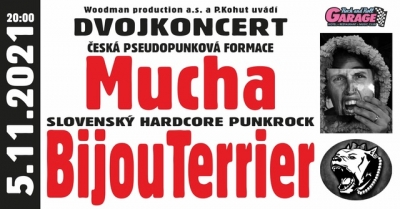 MUCHA + BIJOUTERRIER - dvojkoncert v Ostravě