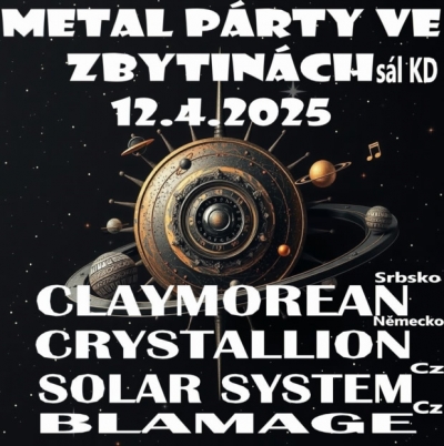 Metal párty Zbytiny 2025