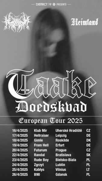 Taake - Doedskvad European tour 2025 - Lipsko