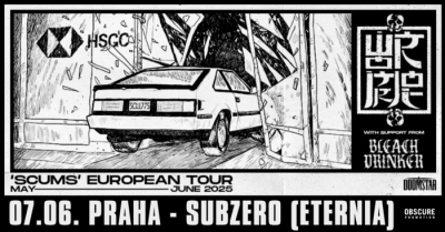 Wormrot - Scums European Tour 2025 - Praha