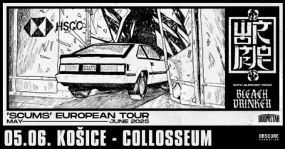 Wormrot - Scums European Tour 2025 - Košice