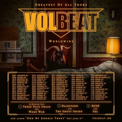 Volbeat - Greatest Of All Tours Worldwide 2025 - Vídeň