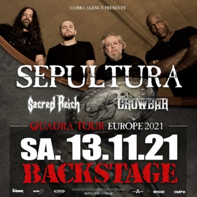 Sepultura, Sacred Reich, Crowbar | Mnichov