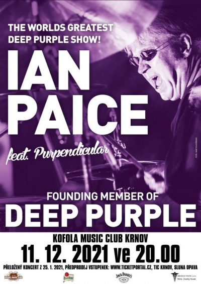 (ZRUŠENO) Ian Paice (Deep Purple) - Krnov