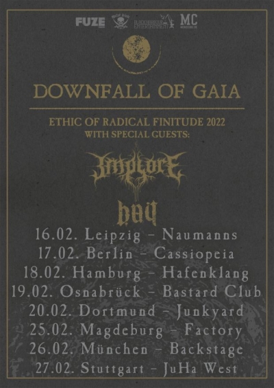 Downfall Of Gaia + Implore + Bait | Backstage München