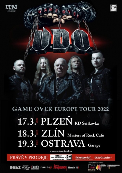 U.D.O. - Game Over European Tour 2022 - Plzeň