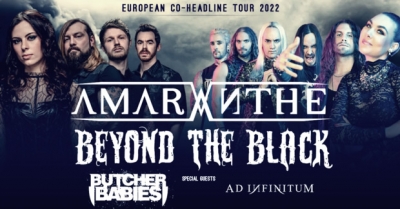 AMARANTHE, BEYOND THE BLACK - European Co-headliner tour 2022 - Zlín