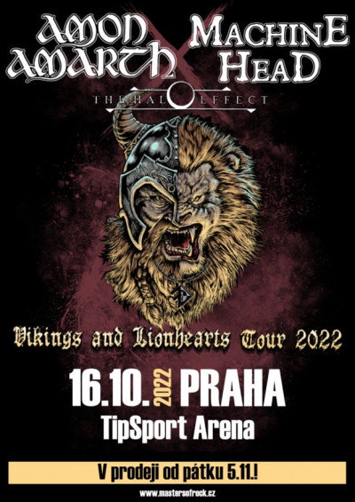 AMON AMARTH + MACHINE HEAD - Vikings and Lionhearts Tour 2022 - Praha