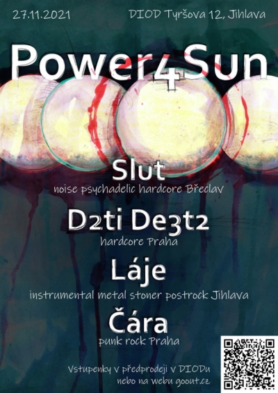 (ZRUŠENO) Power4Sun (ČÁRA, LÁJE, DĚTI DEŠTĚ, SLUT)