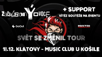 zakázanÝovoce - Svět se změnil TOUR - Klatovy