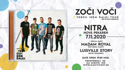 ZOČI VOČI - S tebou idem ďalej Tour / Nitra