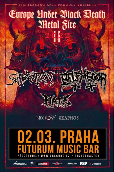 (ZRUŠENO) Europe under Black Death Metal Fire II - Praha
