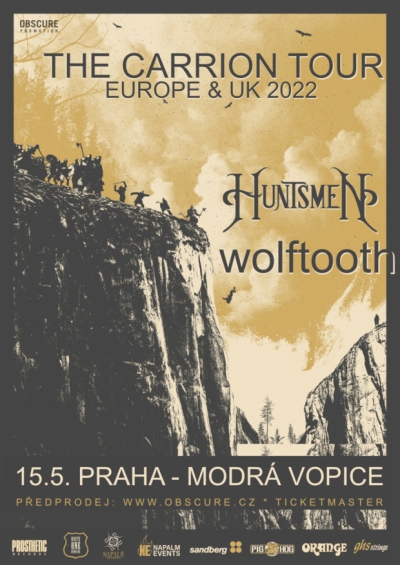 (ZRUŠENO) HUNTSMEN, WOLFTOOTH - Praha