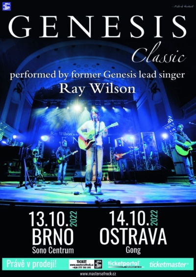 (ZRUŠENO) Genesis Classic performed by former Genesis lead singer Ray Wilson - Brno