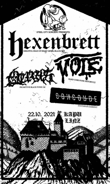 Steel City Sorcery presents: Otras, Hexenbrett, Vole, Concorde