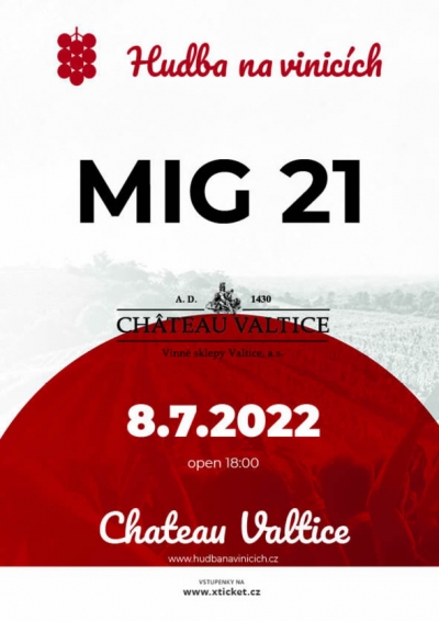 Hudba na vinicích 2022 - Valtice - Mig 21