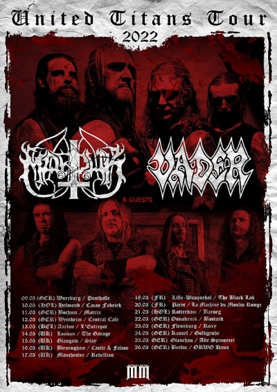 Marduk + Vader (United Titans Tour 2022) - Würzburg