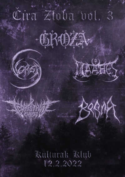 Číra Zloba vol.3 - Groza, Maahes, Vorga, Besna, Terrestrial Chaos